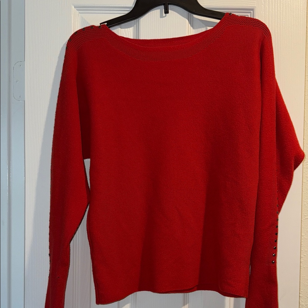 Red Women's wool Sweater